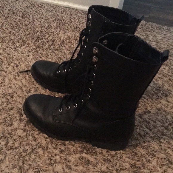 Brash Shoes - NEW black combat boots